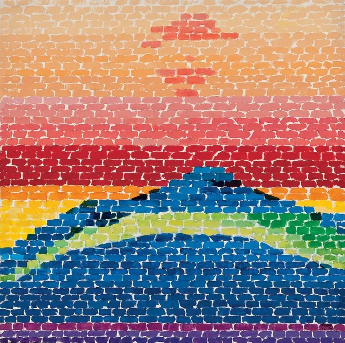 Πίνακας της Alma Thomas, 1970
